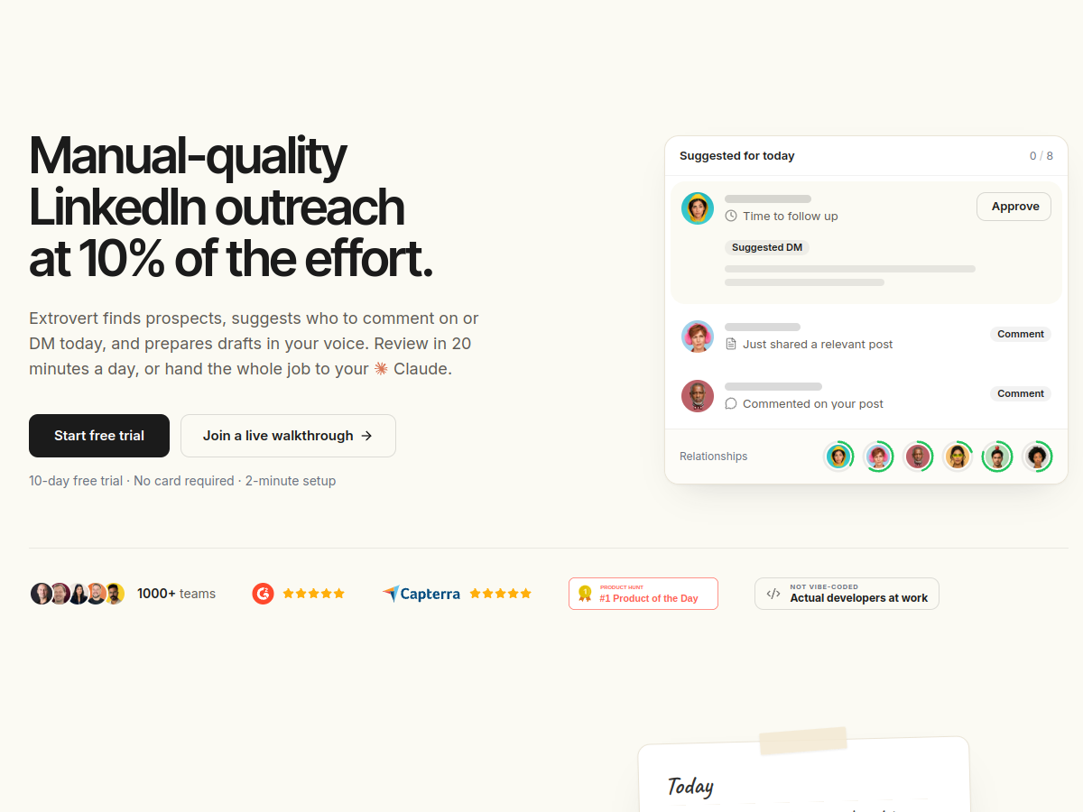 Extrovert screenshot 1