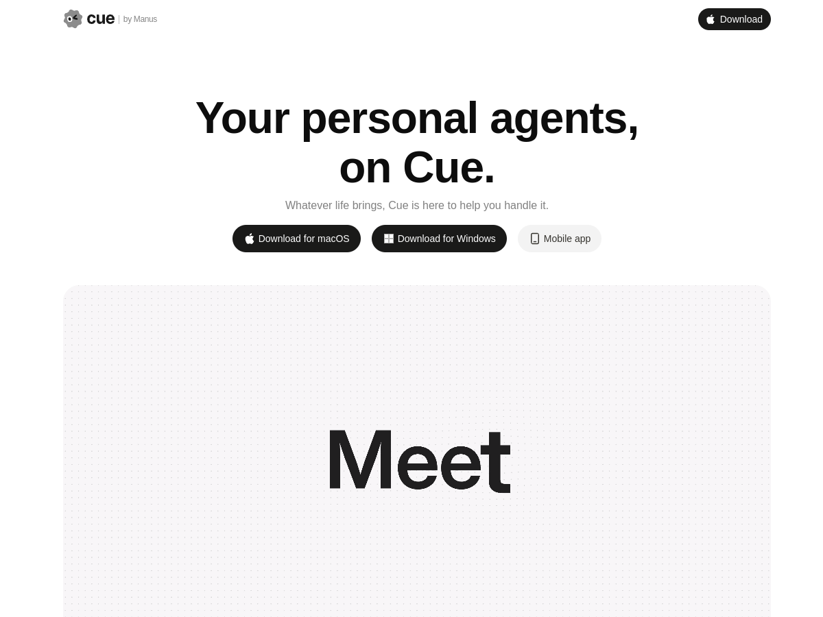 Cue by Manus screenshot 1