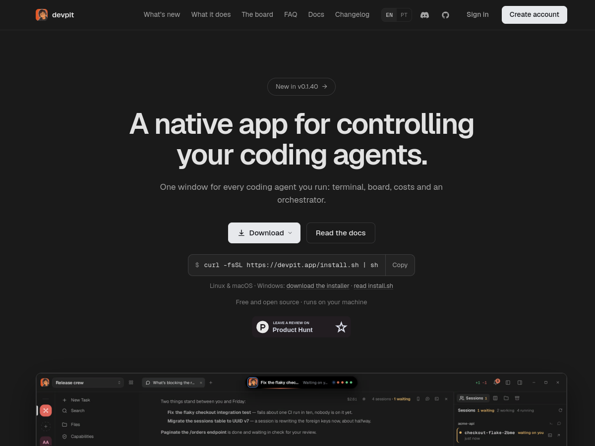 devpit screenshot 1