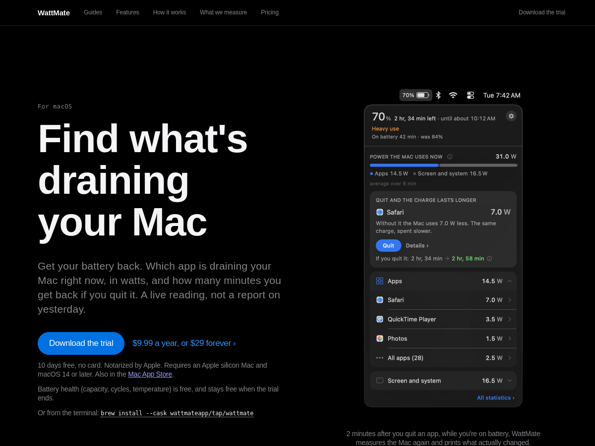 WattMate screenshot 1